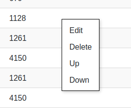 Webpage Pick Sequence Context Menu