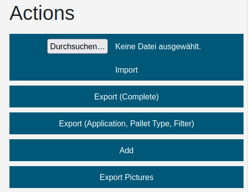 Webpage Stacking Matrix Actions