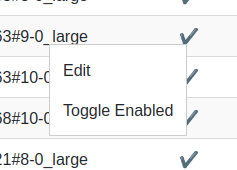 Webpage Stacking Matrix Table Menu